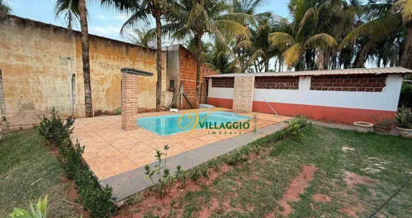 Chácara com 3 dormitórios à venda, 1079 m² por r$ 700.000,00 - estância bortoluzzo - são josé do rio preto/sp