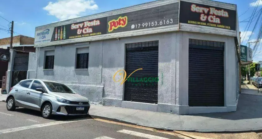 Salão, 130 m² - venda por r$ 850.000,00 ou aluguel por r$ 3.290,00/mês - vila santo antônio - são josé do rio preto/sp