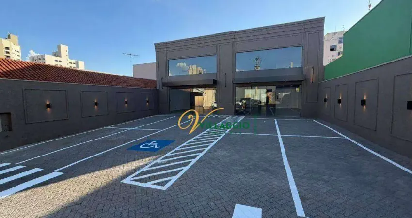 Salão para alugar, 302 m² por r$ 10.600/mês - parque industrial - são josé do rio preto/sp