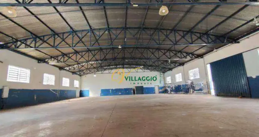 Barracão para alugar, 1000 m² por r$ 22.000/mês - distrito industrial doutor carlos arnaldo e silva - são josé do rio preto/sp