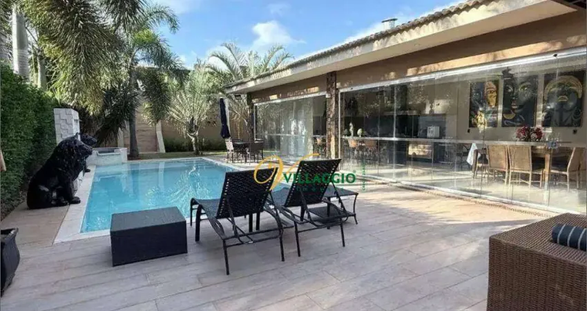 Rancho com 4 dormitórios à venda, 278 m² por r$ 3.000. - condomínio terra da barra - mendonça/sp