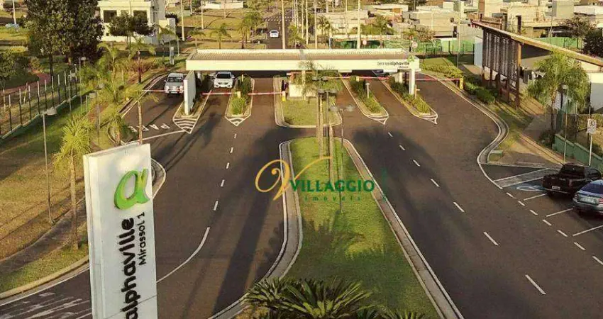Terreno à venda, 308 m² por R$ 189.900 - Alphaville - Mirassol/SP