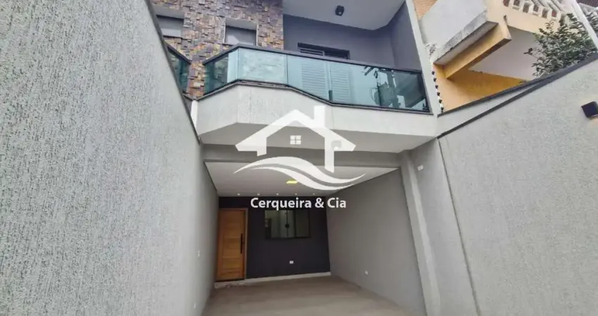 Sobrado novo com 3 dormitórios (1 suíte) e 2 vagas na vila clarice | cerqueira & cia soluções imobiliárias