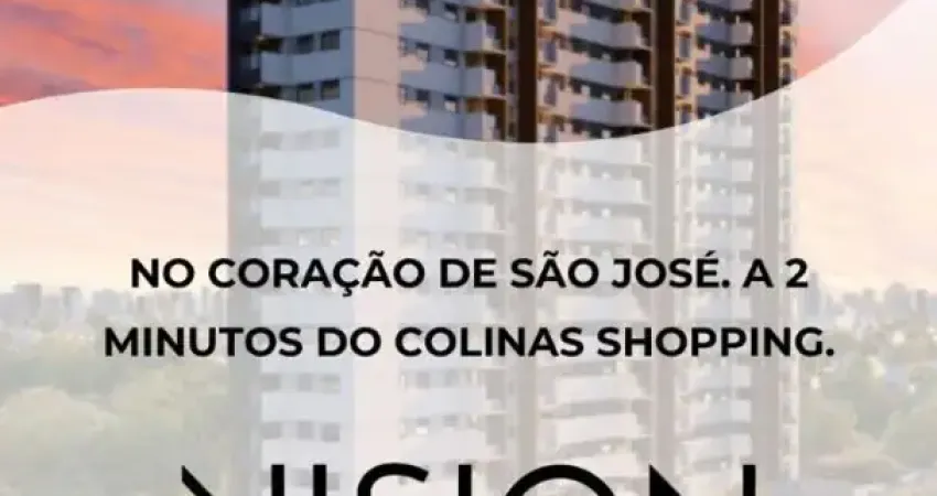 Mude agora para o vision colinas no jd esplanada , studio ou 2 dorm com suíte