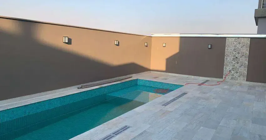 Casa magnífica com 3 suítes e piscina, reserva do engenho, piracicaba, sp