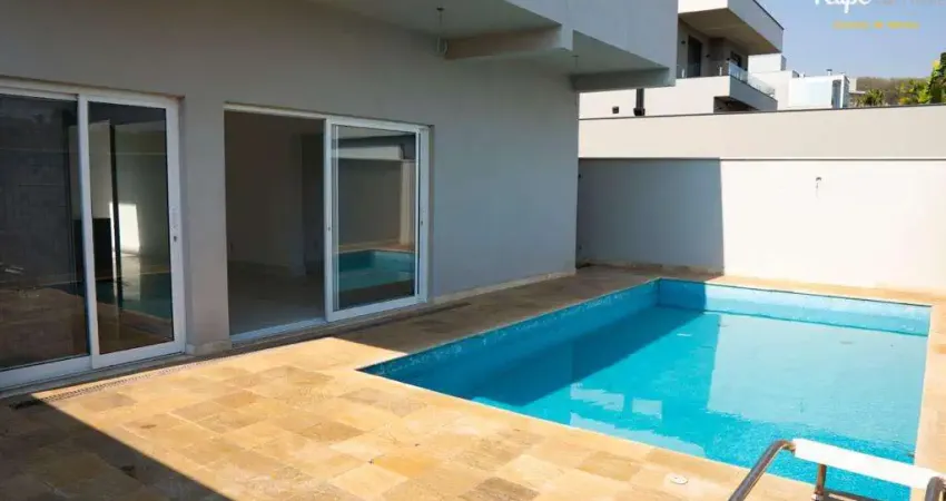 Casa nova com 4 dormitórios com closet, piscina e churrasqueira no reserva do engenho, piracicaba, sp