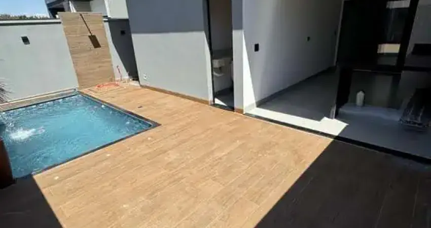 Casa nova com piscina em condomínio no bairro campestre - condomínio ágape - 141m² - pronto para morar