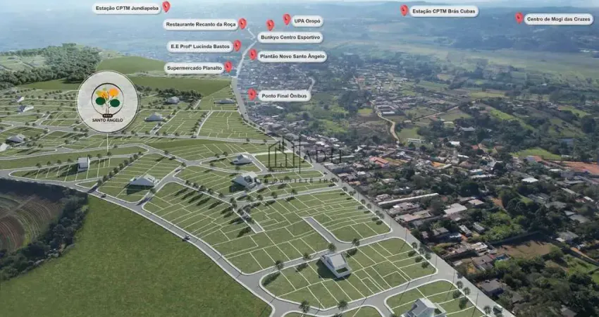 Terreno à venda, conjunto residencial novo santo ângelo, mogi das cruzes, sp