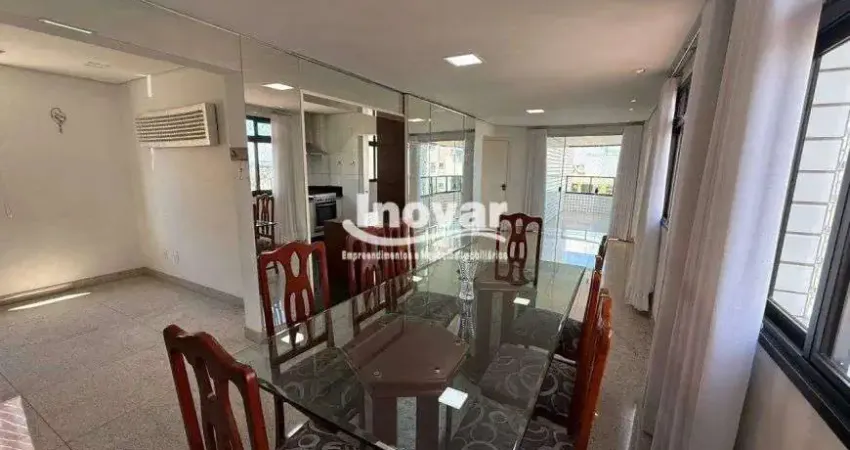 Cobertura com aproximadamente 300 m2, 04 quartos, suites, closet, sala 3 amb, hidro, 04 vagas de gar