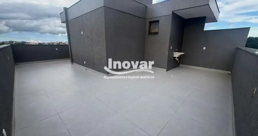 Cobertura nova 3 quartos, 1 suite, 2 vagas, 02 salas, com elevador, área de 140m² no Sagrada Família