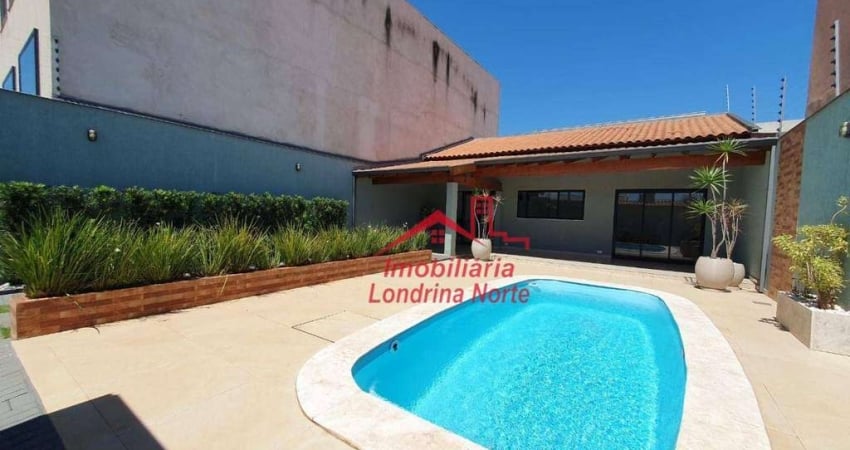 Casa com 2 dormitórios para alugar, 100 m² por R$ 2.400,00/mês - Residencial Portal do Sol - Londrina/PR