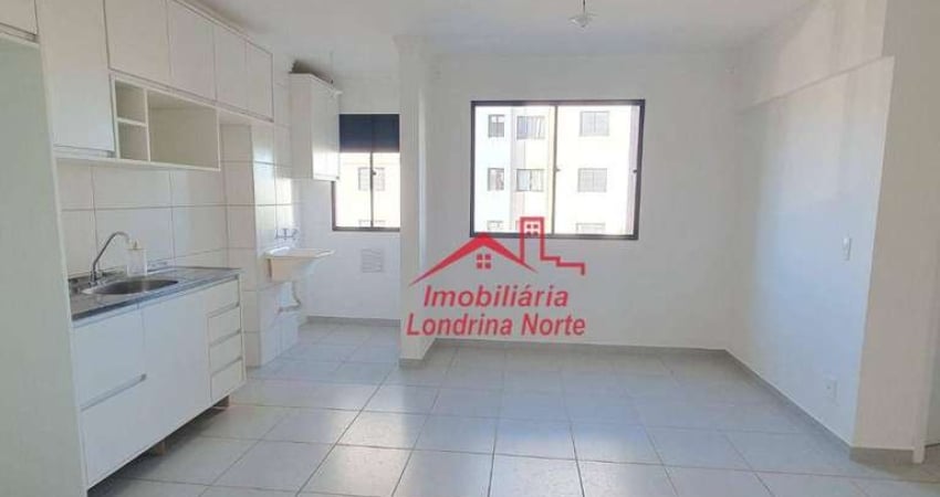 Apartamento com 2 dormitórios para alugar, 45 m² por R$ 1.200,00/mês - Jardim Maria Celina - Londrina/PR