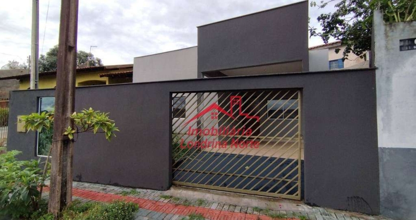 Casa com 2 dormitórios à venda, 75 m² por R$ 220.000 - Messiânico/Bandeirantes - Londrina/PR