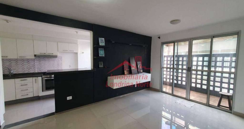 Apartamento com 2 dormitórios para alugar, 54 m² por R$ 1.915,00/mês - Vila Casoni - Londrina/PR