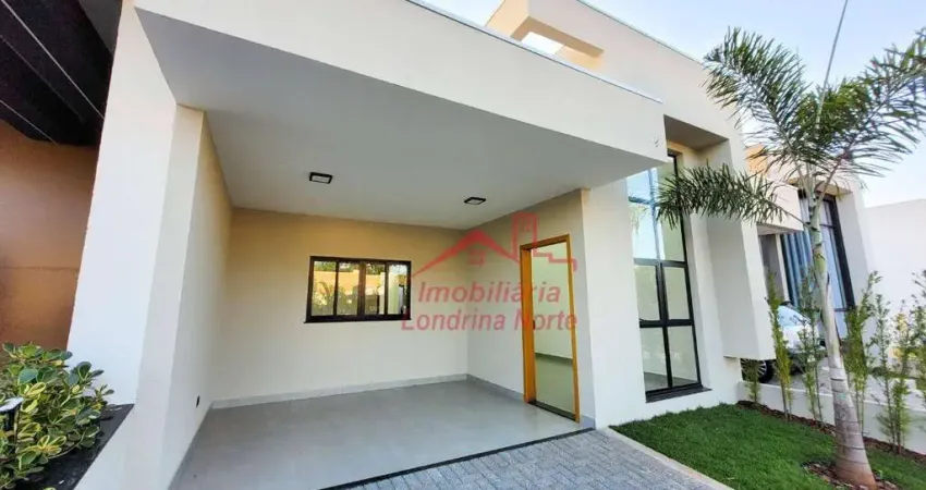 Casa com 3 dormitórios à venda, 103 m² por R$ 570.000 - Heimtal Park - Londrina/PR