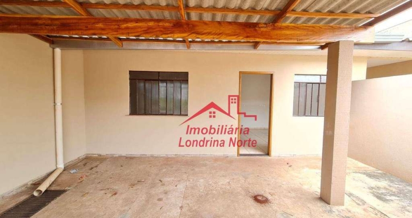 Casa com 3 dormitórios para alugar, 100 m² por R$ 1.150,00/mês - Jardim Padovani - Londrina/PR
