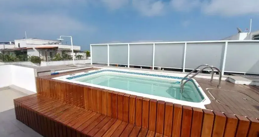 Recreio 355m2, melhor ponto. cobertura 3 quartos, 2 suites, 3 vagas