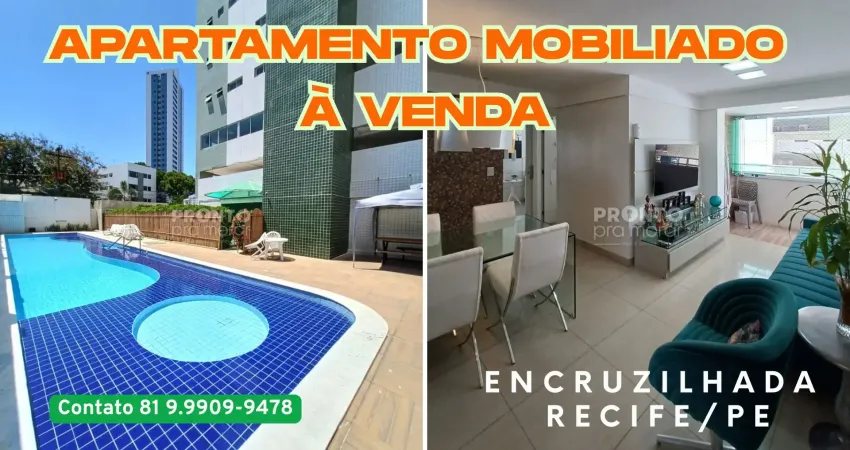 Apartamento à venda na encruzilhada-recife/pe | 2 quartos | 1 suite | 1 wc | 1 vaga | 69m²