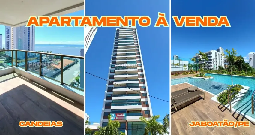 Apartamento à venda no ocean view em candeias-jaboatao/pe | 3 quartos | 1 suite | 1 wc | 1 vaga | 96m²