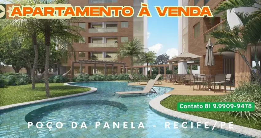 Apartamento à venda no poço da panela-recife/pe| 3 quartos| 1 suite | 1 wc | 1 vaga |92m²