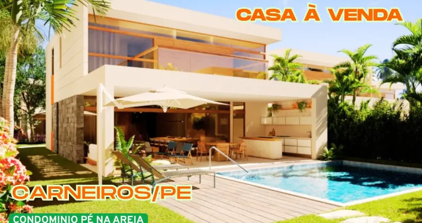 Casas à venda em condominio beira mar praia dos carneiros-tamandare/pe