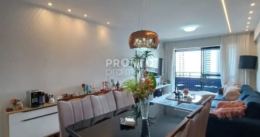 Apartamento em andar alto à venda em boa viagem | 106,15m² | 3 quartos (2 suítes) | 2 vagas | ficam os fixos