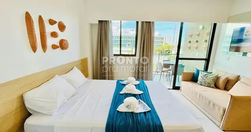 Flat mobiliado com makia decor | cond. incluso água | muro alto