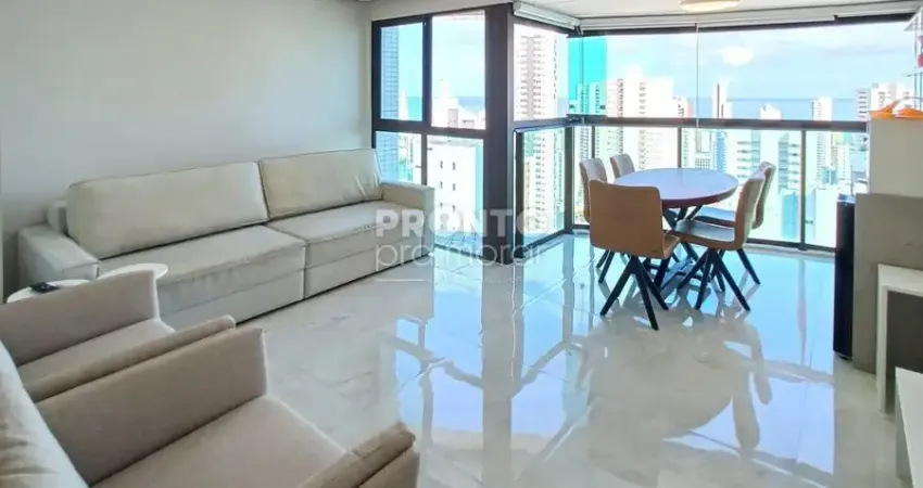 Apartamento em andar alto | mobiliado em boa viagem — elegância, espaço e conforto!