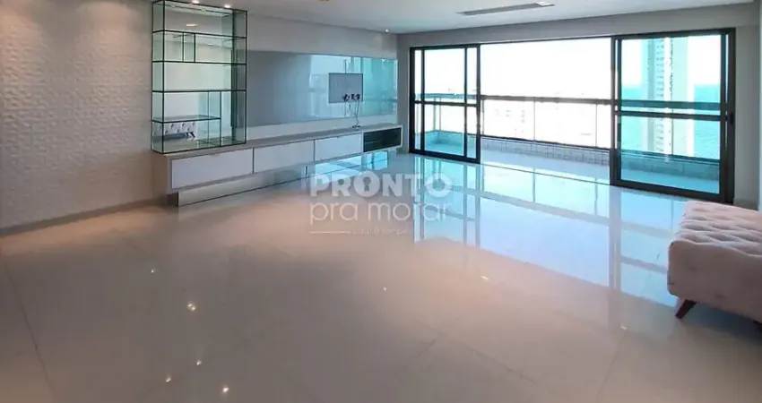 Apartamento em andar alto, boa viagem | 4 suítes, 3 vagas e varanda espaçosa!