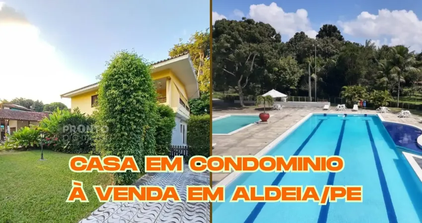 Casa duplex à venda em condominio  em aldeia-camaragibe/pe| 4 quartos sendo 1 suite | 2 wc | 2 vagas | 199m²