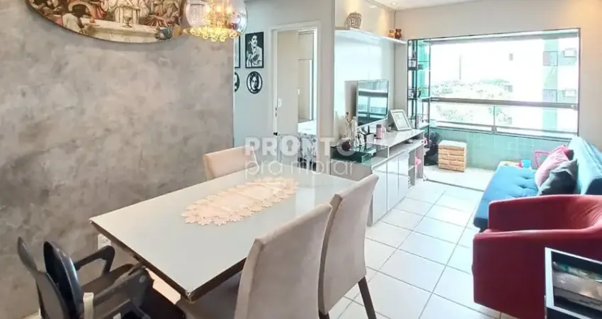 Apartamento em andar alto mobiliado | 2 quartos | 1 suíte | porteira fechada | torre | condomínio completo