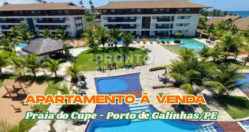 Apartamento à venda em porto de galinhas-ipojuca/pe | 3 quartos sendo 1 suite | 1 wc | 1 vaga | 68m²
