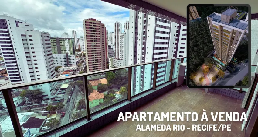 Apartamento à venda na madalena-recife/pe| 3 quartos sendo 1 suite| 2 wc | 2 vagas| 93m²