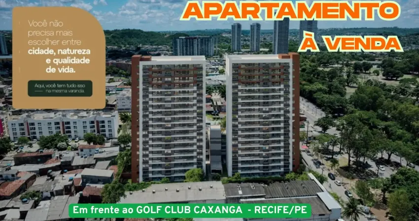 Apartamento à venda em frente ao golf club da caxanga-recife/pe| 2 quartos sendo 1 suite| 1 wc| 1 vaga| 47m²
