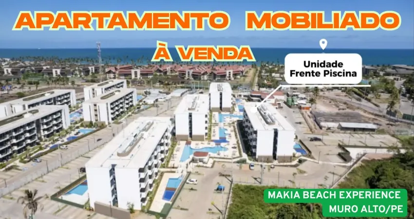 Apartamento à venda em muro alto-ipojuca/pe | 1 quarto | 1 wc | 1 vaga | 29m²