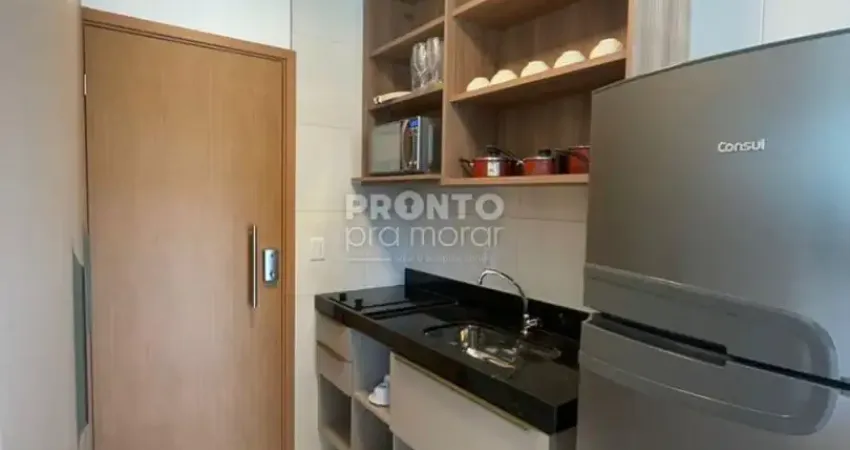 Apartamento mobiliado em muro alto | 29,93m² | 1 quarto | decorado | lazer completo