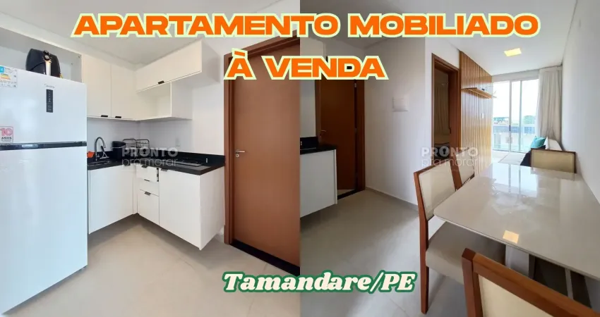 Apartamento à venda em tamandare/pe | 1 quarto | 1 wc | 1 vaga | 27m²
