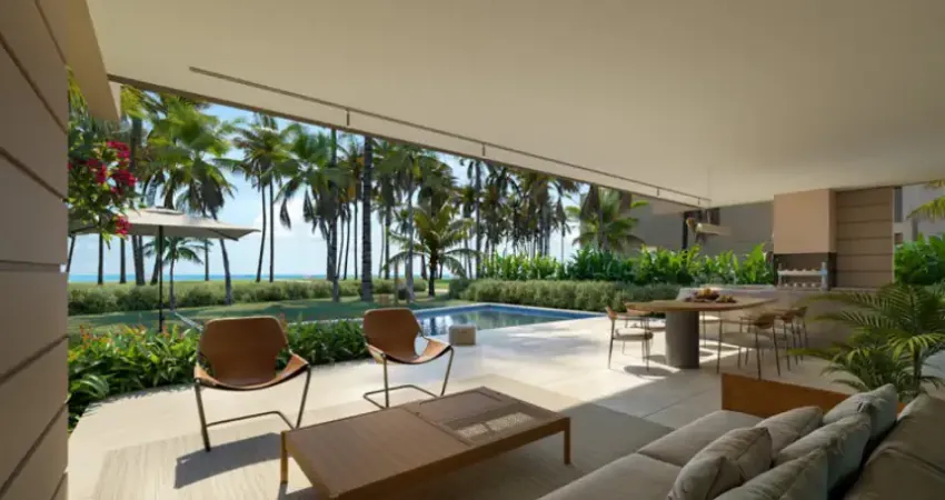 Casa - 4 quartos - beira mar de carneiros com piscina privativa - azzul carneiros