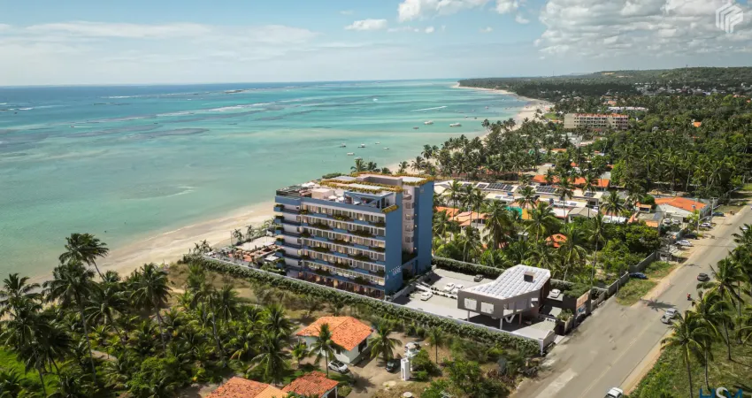 Apartamento studio à beira-mar com 1 quarto | áreas de 24 a 56,90m² | lazer completo