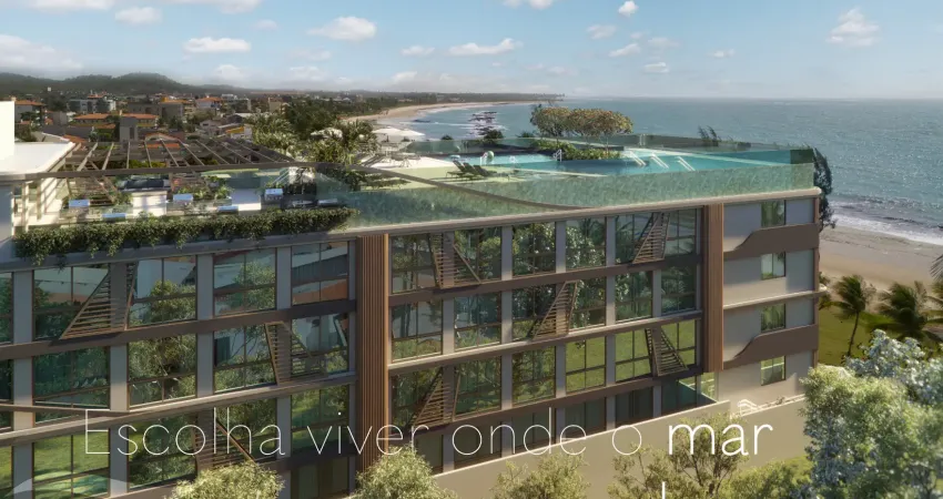 Prime beach sea - beira-mar de tamandaré- studio vista mar com vaga de garagem