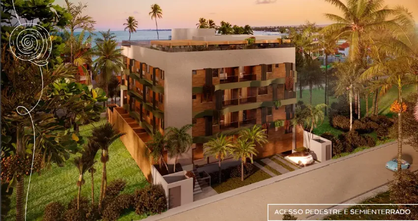 Rooftop serrambi | 1 e 2 quartos | 1 suíte | pé na areia | lazer completo | oportunidade à beira-mar