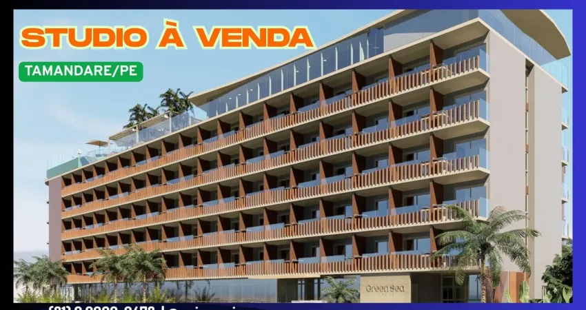 Apartamento à venda em tamandare/pe | 1 quarto | 1 wc | 1 vaga | 20m²