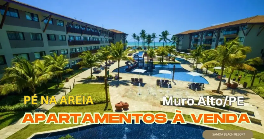 Apartamento à venda beira mar muro alto/pe| 3 quartos sendo 1 suite| 1 wc | 1 vaga| 79m²
