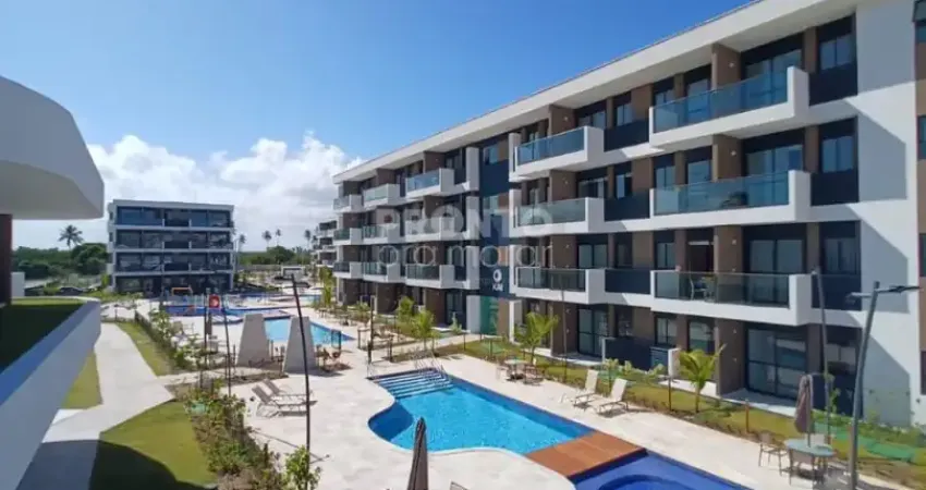 Flat mobiliado em muro alto | 28,55m² | varanda | lazer completo