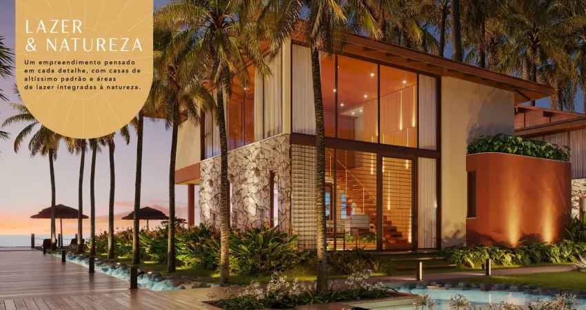 Casas beira mar na praia de japaratinga - 04 suítes todas com vista para o mar- litoral alagoano