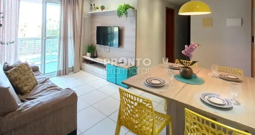 Apartamento mobiliado | 3 quartos | 1 suíte | 67,14m² | muro alto