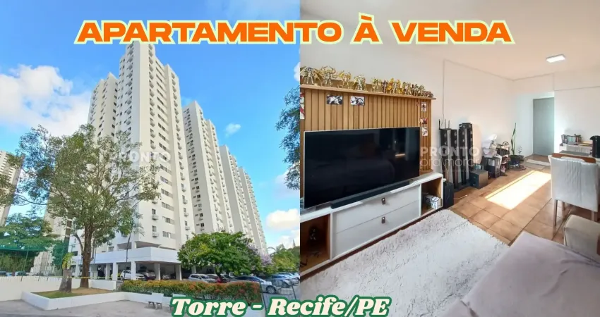 Apartamento à venda na torre em recife/pe | 2 quartos | 1 wc | 1 vaga | 55m²