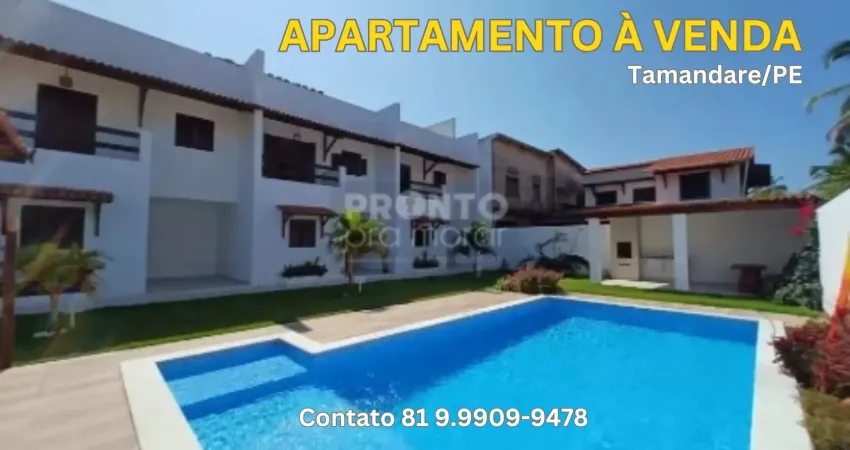 Apartamento à venda em tamandare/pe | 1 quarto | 1 wc | 1 vaga | 45m²
