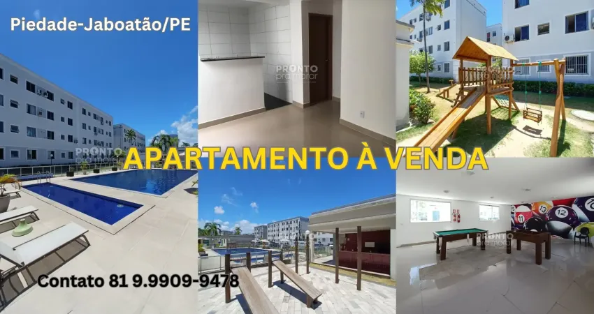 Apartamento à venda em piedade-jaboatao/pe 2 quartos 1 wc 1 vaga 42m²