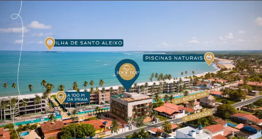 Apartamento no litoral com lazer completo e localização impressionante